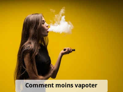 Comment moins vapoter ?