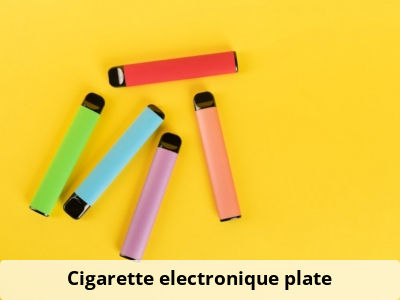 Cigarette electronique plate