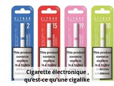Cigarette électronique : qu’est-ce qu’une cigalike ?