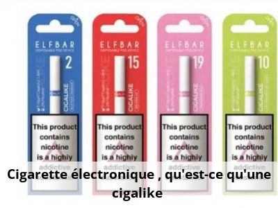 Cigarette électronique : qu’est-ce qu’une cigalike ?
