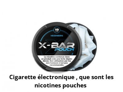 Cigarette électronique : que sont les nicotines pouches ?