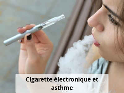 Cigarette électronique et asthme