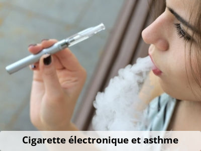 Cigarette électronique et asthme