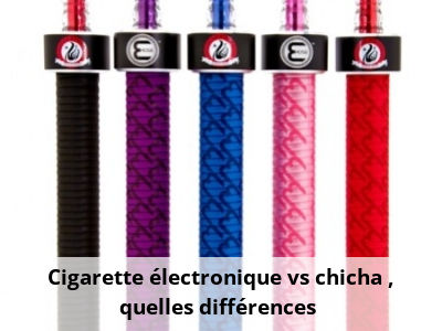 Cigarette électronique vs chicha : quelles différences ?