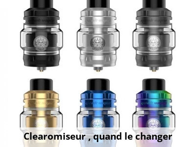 Clearomiseur : quand le changer ?