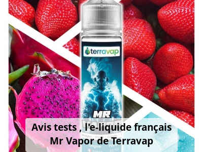 Avis, tests : l'e-liquide français Mr Vapor de Terravap