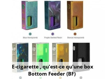 E-cigarette : qu’est-ce qu’une box Bottom Feeder (BF) ?