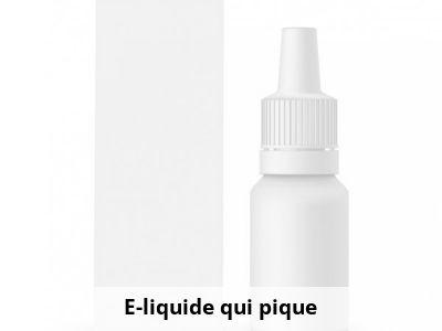 E-liquide qui pique