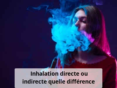 Inhalation directe ou indirecte, quelle différence ?