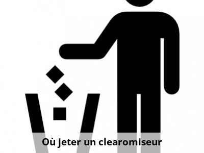 Où jeter un clearomiseur