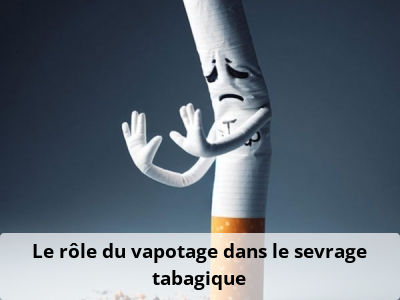 Le rôle du vapotage dans le sevrage tabagique