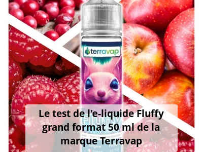 Le test de l’e-liquide Fluffy grand format 50 ml de la marque Terravap