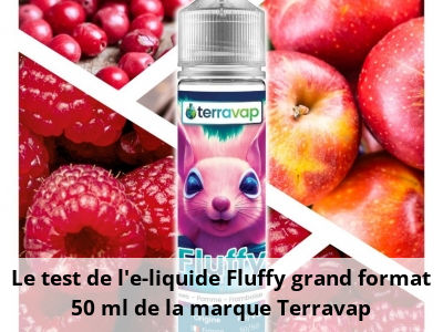 Le test de l’e-liquide Fluffy grand format 50 ml de la marque Terravap