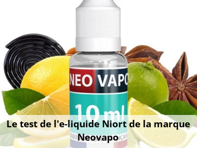 Le test de l’e-liquide Niort de la marque Neovapo