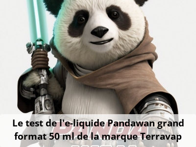 Le test de l’e-liquide Pandawan grand format 50 ml de la marque Terravap
