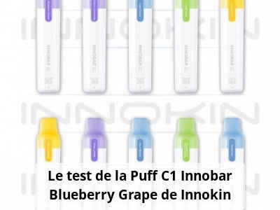 Le test de la Puff C1 Innobar Blueberry Grape de Innokin