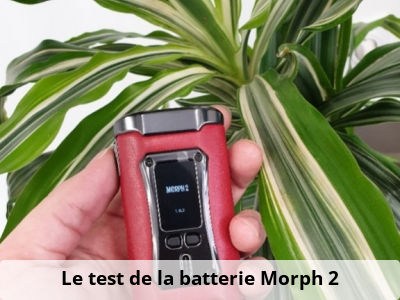 Le test de la batterie Morph 2