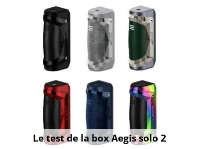 Le test de la box Aegis solo 2