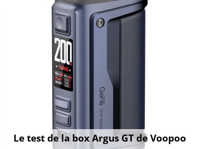 Le test de la box Argus GT de Voopoo