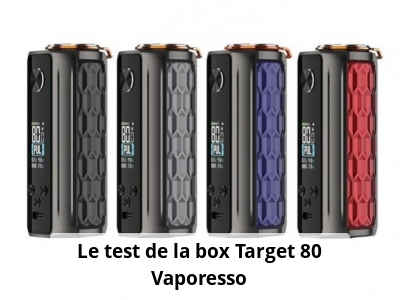 Le test de la box Target 80 Vaporesso