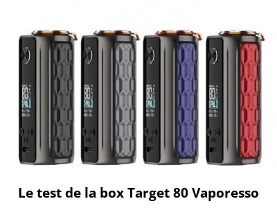 Le test de la box Target 80 Vaporesso