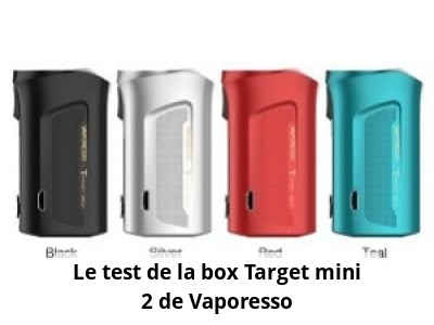 Le test de la box Target mini 2 de Vaporesso
