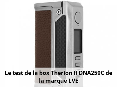 Le test de la box Therion II DNA250C de la marque LVE
