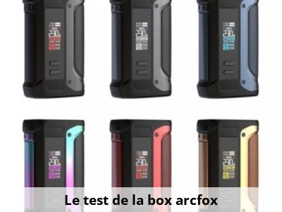 Le test de la box arcfox