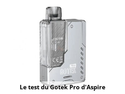 Le test du Gotek Pro d'Aspire 