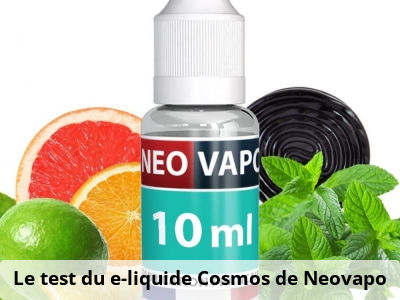 Le test du e-liquide Cosmos de Neovapo