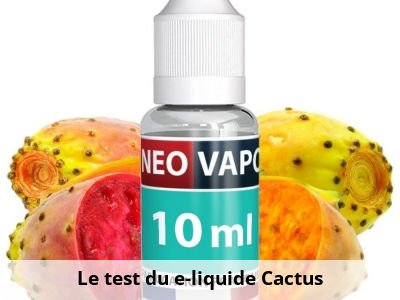 Le test du e-liquide Cactus