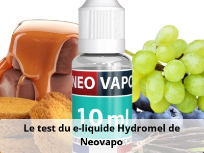 Le test du e-liquide Hydromel de Neovapo
