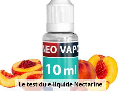 Le test du e-liquide Nectarine