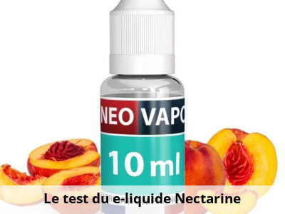 Le test du e-liquide Nectarine