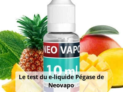 Le test du e-liquide Pégase de Neovapo