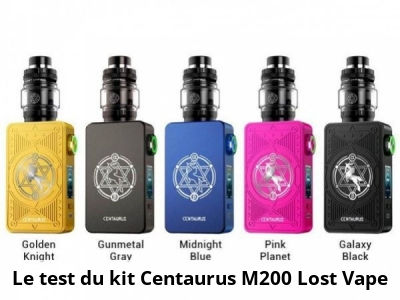 Le test du kit Centaurus M200 Lost Vape