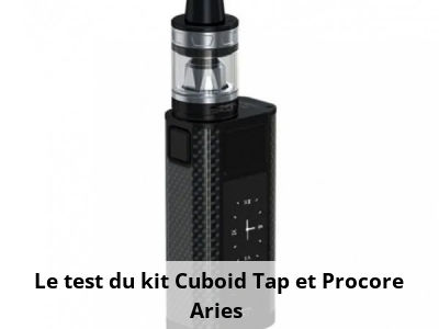Le test du kit Cuboid Tap et Procore Aries 