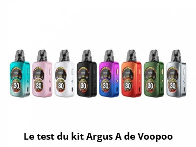 Le test du kit Argus A de Voopoo