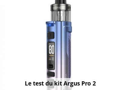 Le test du kit Argus Pro 2