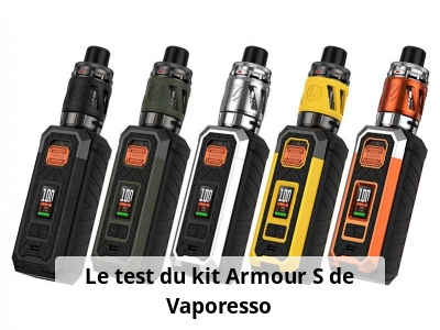 Le test du kit Armour S de Vaporesso