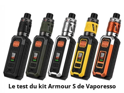 Le test du kit Armour S de Vaporesso