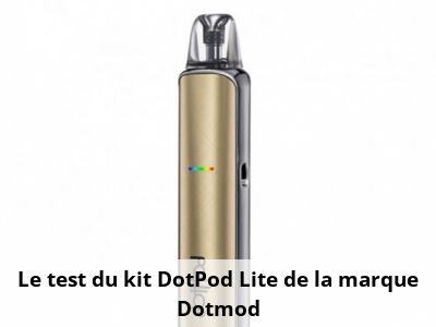 Le test du kit DotPod Lite de la marque Dotmod