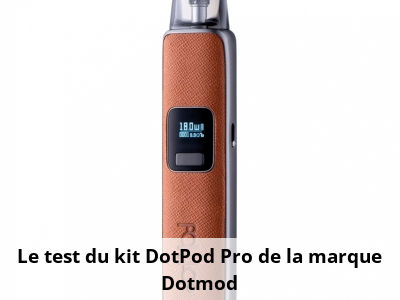 Le test du kit DotPod Pro de la marque Dotmod