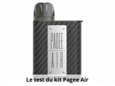 Le test du kit Pagee Air