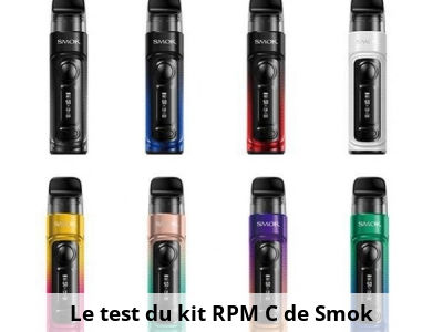 Le test du kit RPM C de Smok