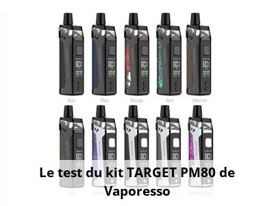 Le test du kit TARGET PM80 de Vaporesso