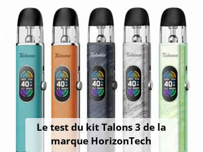 Le test du kit Talons 3 de la marque HorizonTech
