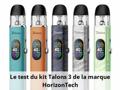 Le test du kit Talons 3 de la marque HorizonTech
