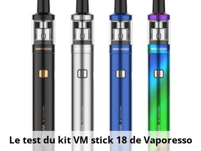 Le test du kit VM stick 18 de Vaporesso