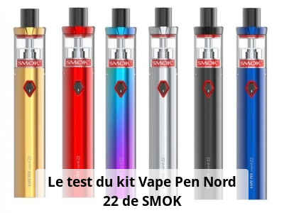 Le test du kit Vape Pen Nord 22 de SMOK